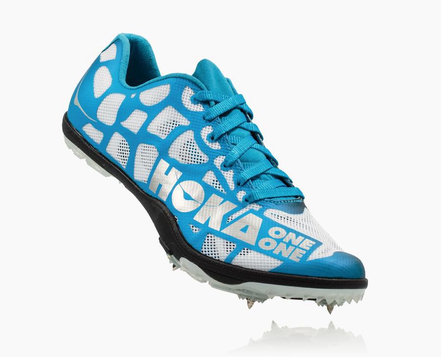 Tennis Hoka One One Rocket X Homme - Blanche/Bleu - NTA-965738